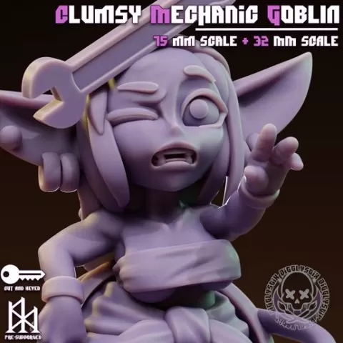 Clumsy Apprentice Mechanic Goblin