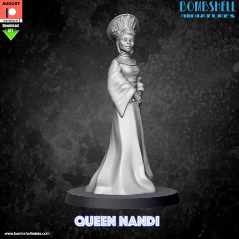 Queen Nandi by Bombshell Miniatures