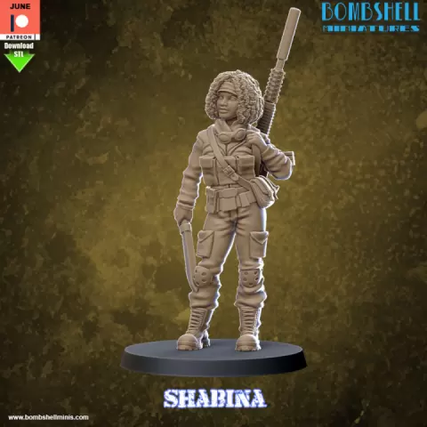 Shabina by Bombshell Miniatures