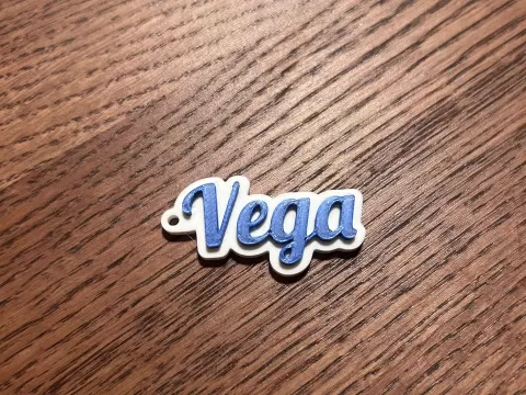 Vega name keychain