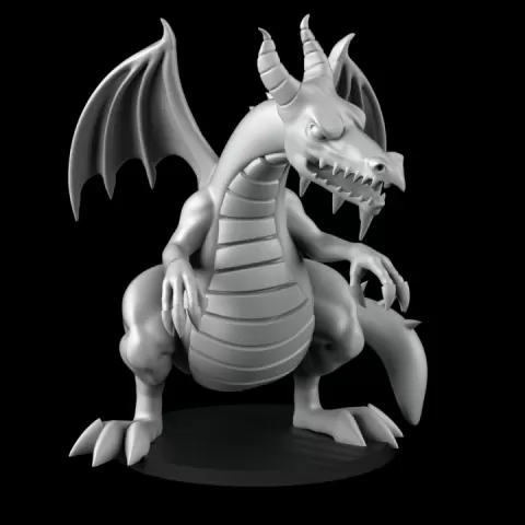 Dragon cartoon by Crosslances