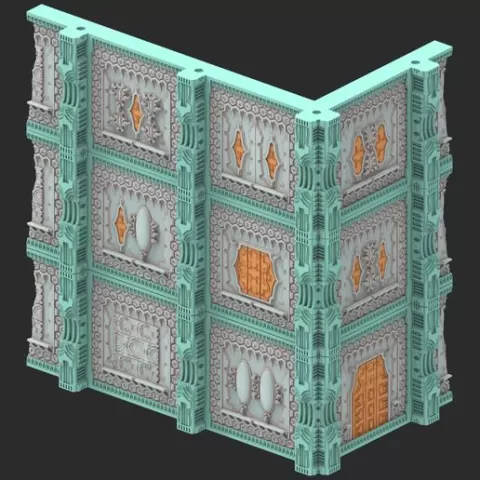 Dark City of Myriam - Full Biome - 700 Buildings + Bases & Accessories