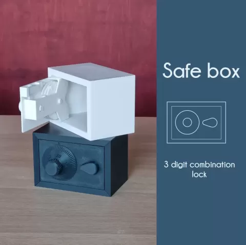 Safe box - 3 digit combination
