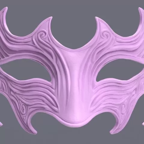 Carnival mask 3D print model 3D print model