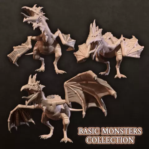 Cocatrices - Basic Monsters Collection by 3DeRatopsStudio