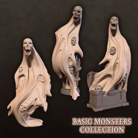 Ghosts - Basic Monsters Collection by 3DeRatopsStudio