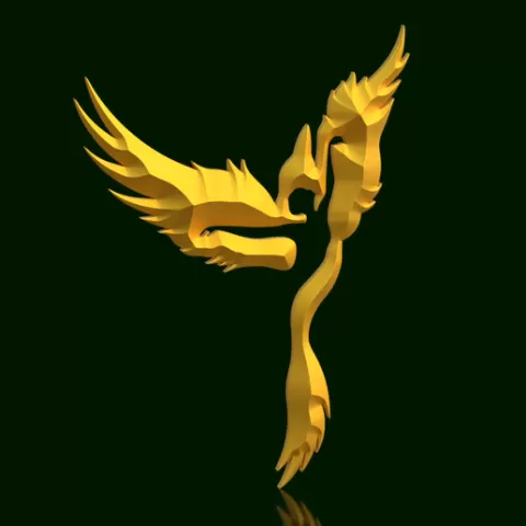 Winged Harmony: Bird with Dancer Inspired Sculpture