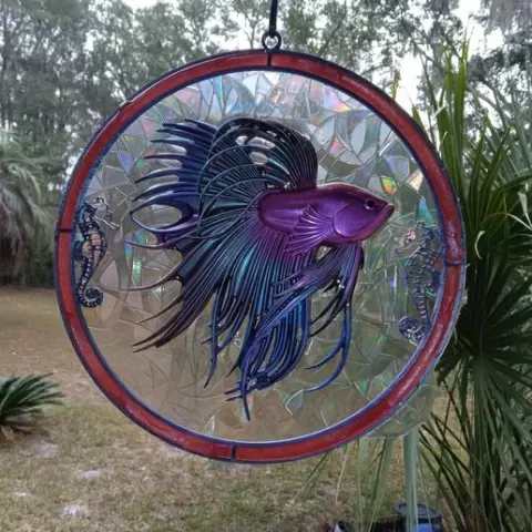 Sun Catcher Frame - Seahorse Open Frame