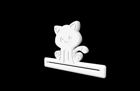 Farm Animals - Sitting Kitten - Toothpaste Squeezer v1 - studio WES