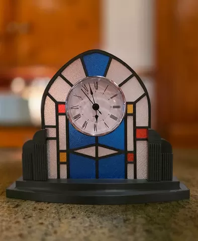 Stained Glass Clock