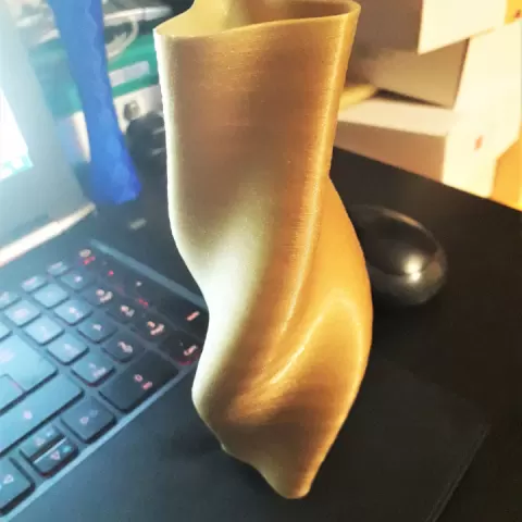 Triangular based twisted vase by Diode Maker