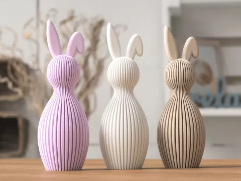 Easter Bunny Folded Ear