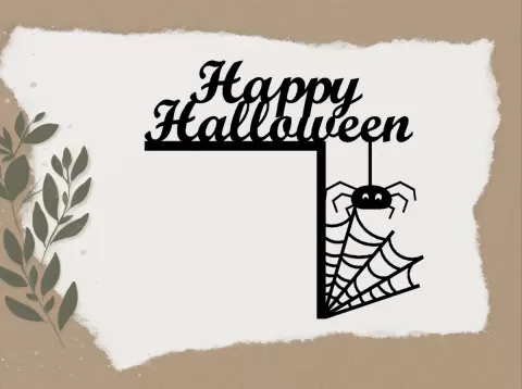 Halloween Door Corner Decoration