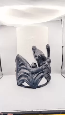 dragon paper towel holder