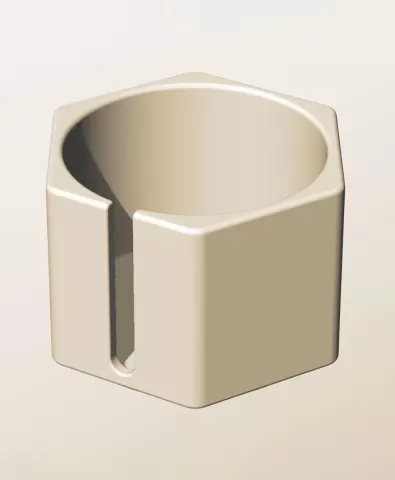 CH96-75-S Stackable slotted component box for creative makers