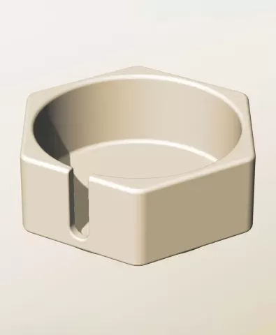 CH96-40-S Stackable slotted component box for creative makers