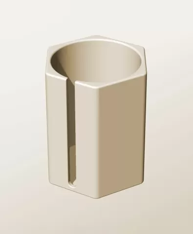 CH96-140-S Stackable slotted bin box module for creative decor