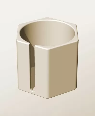 CH96-100-S Stackable slotted bin box module for creative decor