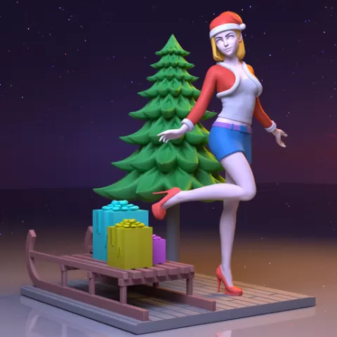 Android 18 on Christmas