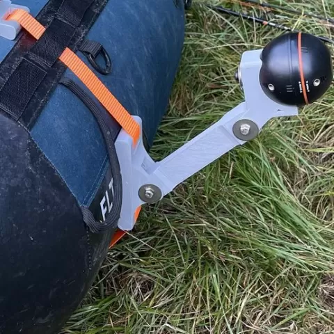 Float tube sounder support (Deeper)