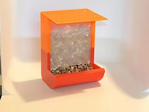 Wall-Mounted Bird Feeder