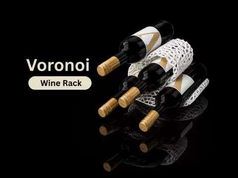 Voronoi Wine Rack