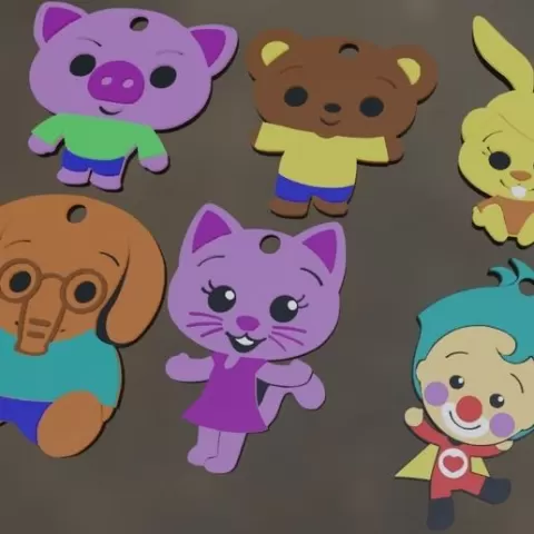 keychain Plim Plim