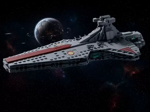 Star Wars Venator Class Cruiser 75441 Inspired