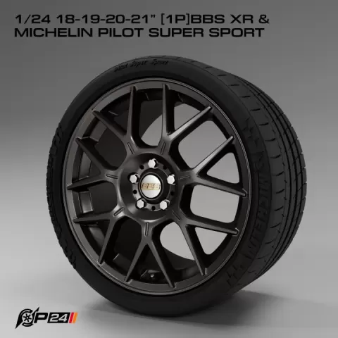 1/24 18-19-20-21" [1P] BBS XR & Michelin Pilot Super Sport by Phong Nguyen