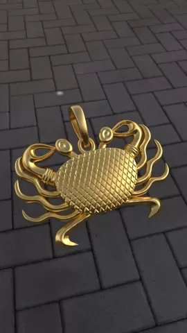 CRAB PANDENT - AMPLE 3D