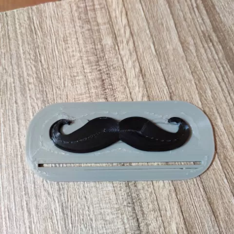 Toothpaste mustache by Giovanni