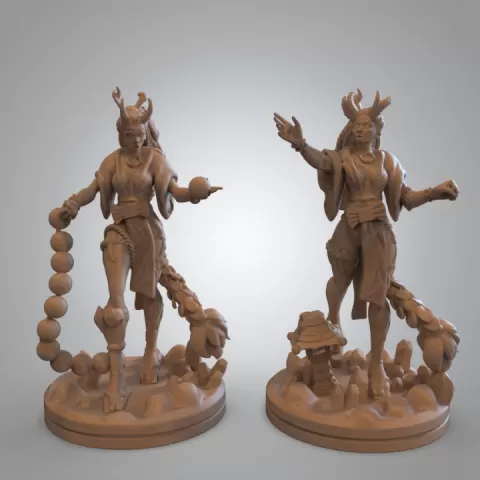 FREE Dongmei- The Sorceress(Pre-supported) by Mojibake Collectibles
