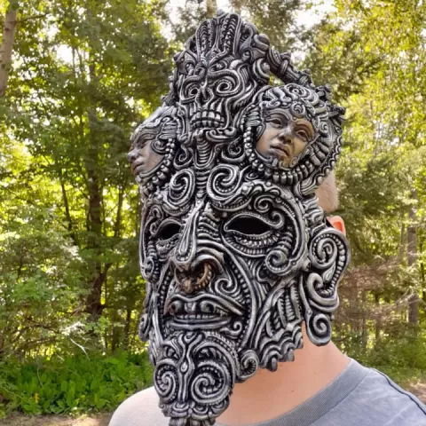 "Olmec" Mask by Zane Rogers