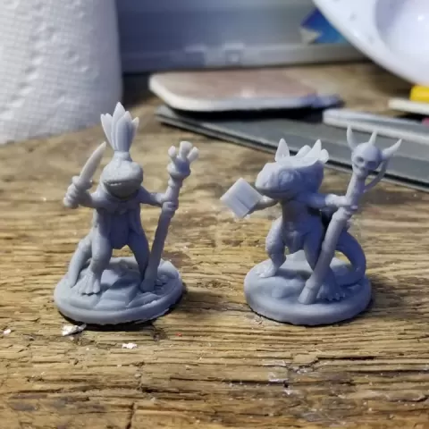 Skinky Lizardmen by Clay Rade
