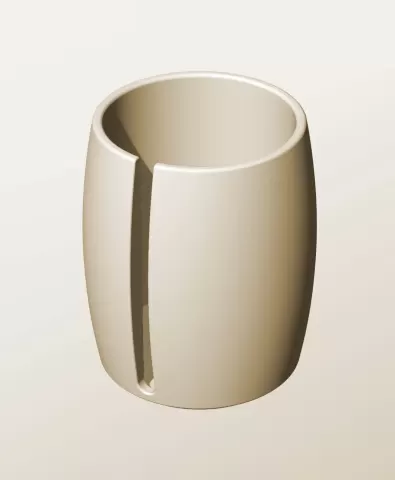CR96-140-S Stackable slotted bin box module for creative decor