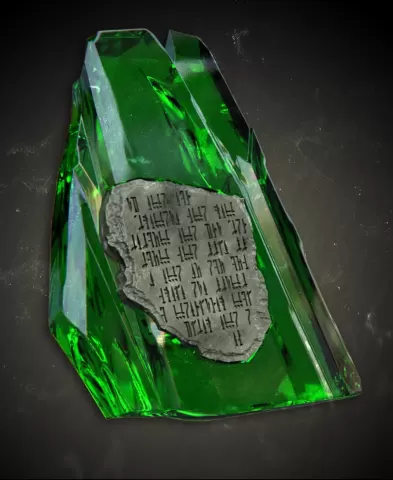 Mandalorian stone tablet