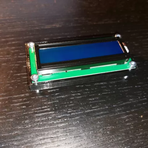 LCD Display holder / case (Arduino)