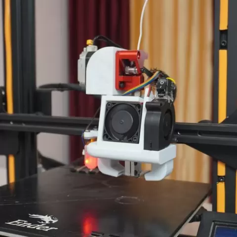 Satsana Fan Duct Remix for Dual Gear Direct Drive with Volcano Nozzle and BL Touch