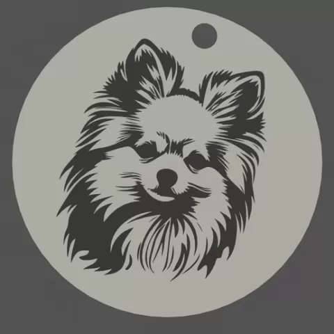 spitz keychain