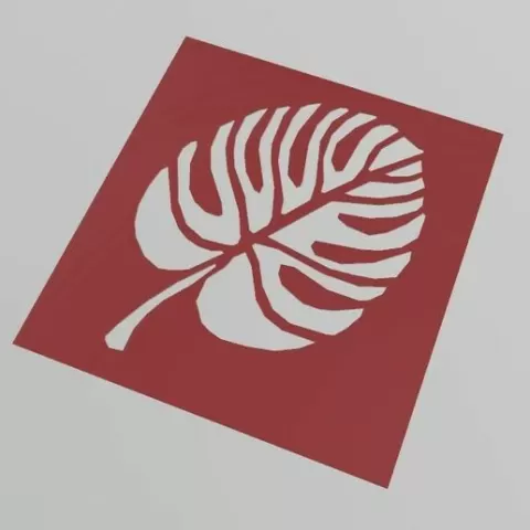 Leaf stencil