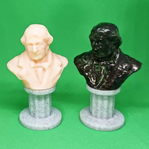 John Frost bust at Newport Museum in South Wales, UK by Andrew Thomas