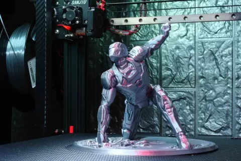 Iron Man MK42 Landing Pose Support Free Remix