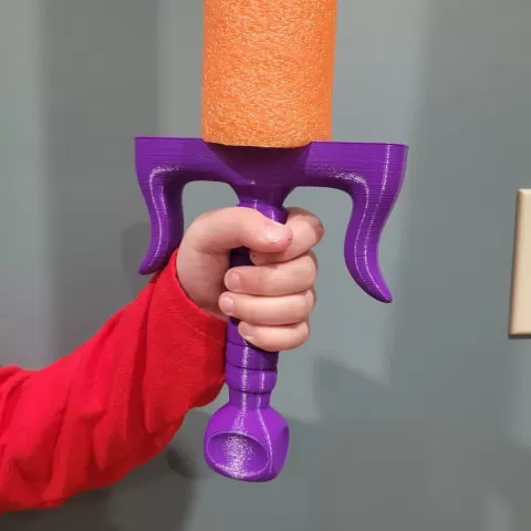 Pool Noodle Sword - Waved Gem