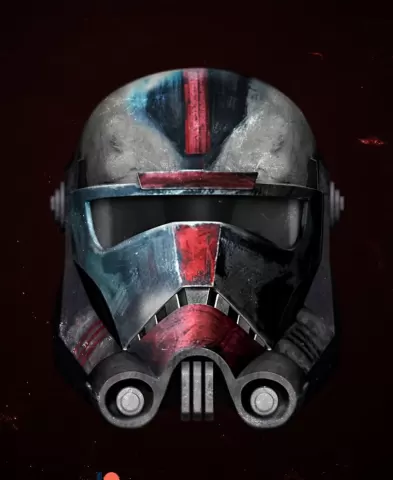 Hunter helmet from Bad Batch