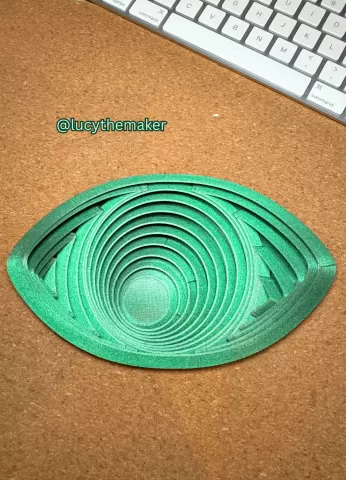 Evil Eye Concentric Circles Fidget Toy