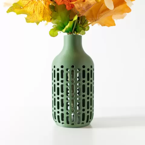 The Rako Vase, Modern and Unique Home Decor for Dried and Preserved Flower Arrangement | STL File