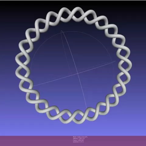 Mobius Helix CAD Experiment - Julian Danzer