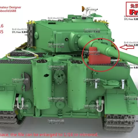 Tiger tank temporarily place wooden sleepers.(STL-16-35) - Aboolld1688