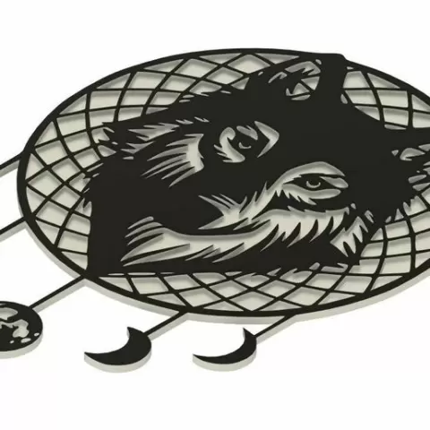 Wolf Wall Decoration