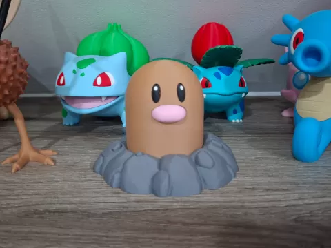 #0050 Diglett HQ - 10cm Multiparts